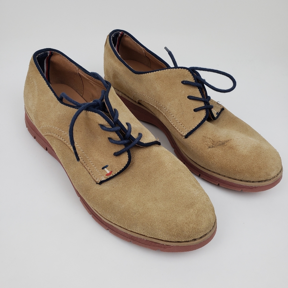 Tommy Hilfiger Suede Oxford Flats